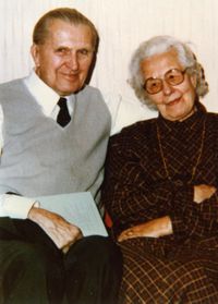 Franz Jahnel und Erna Kern 1981